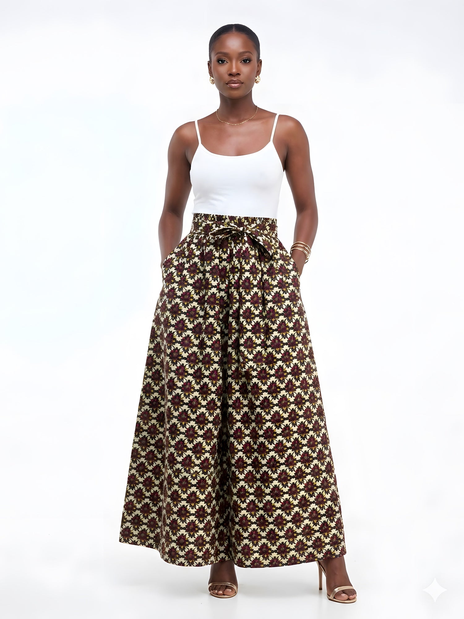 African Long Maxi Skirt | One Size
