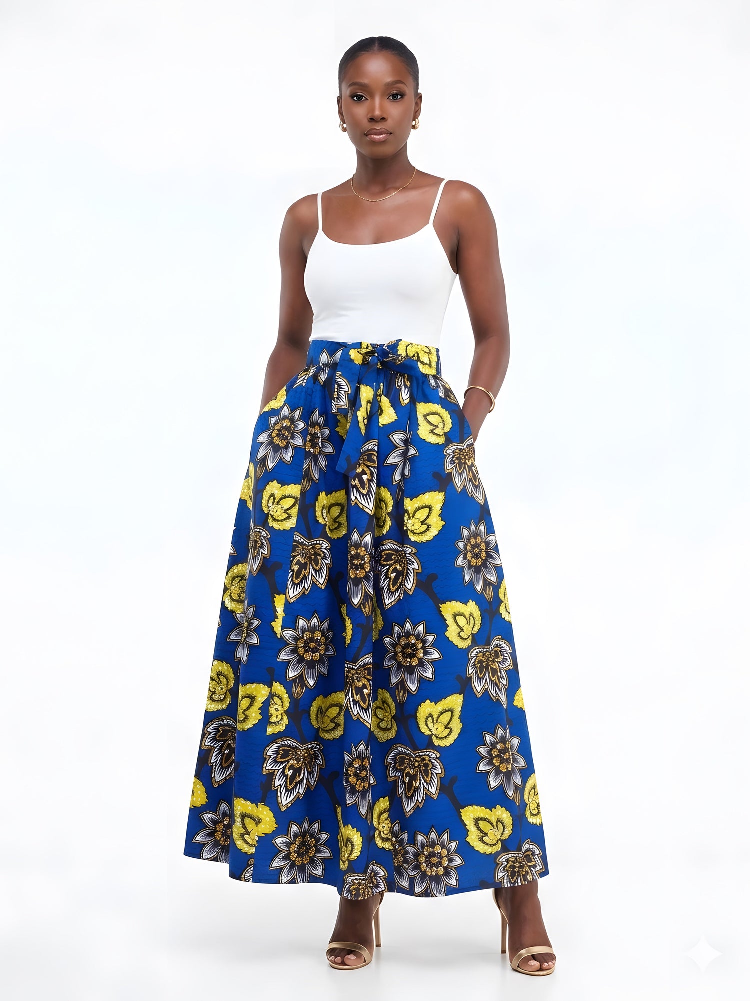 African Long Maxi Skirt | One Size