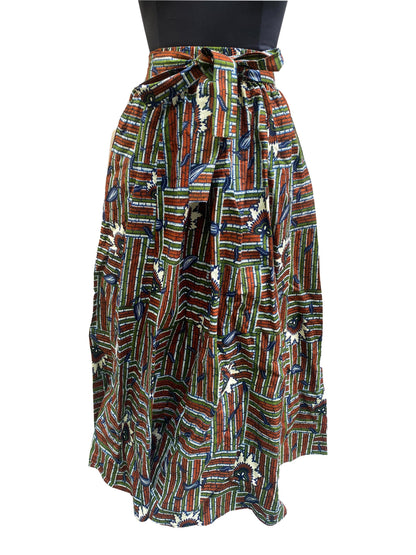 African Long Maxi Skirt | One Size