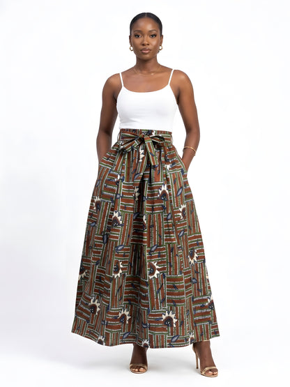 African Long Maxi Skirt | One Size