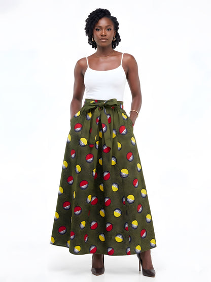 African Long Maxi Skirt | One Size