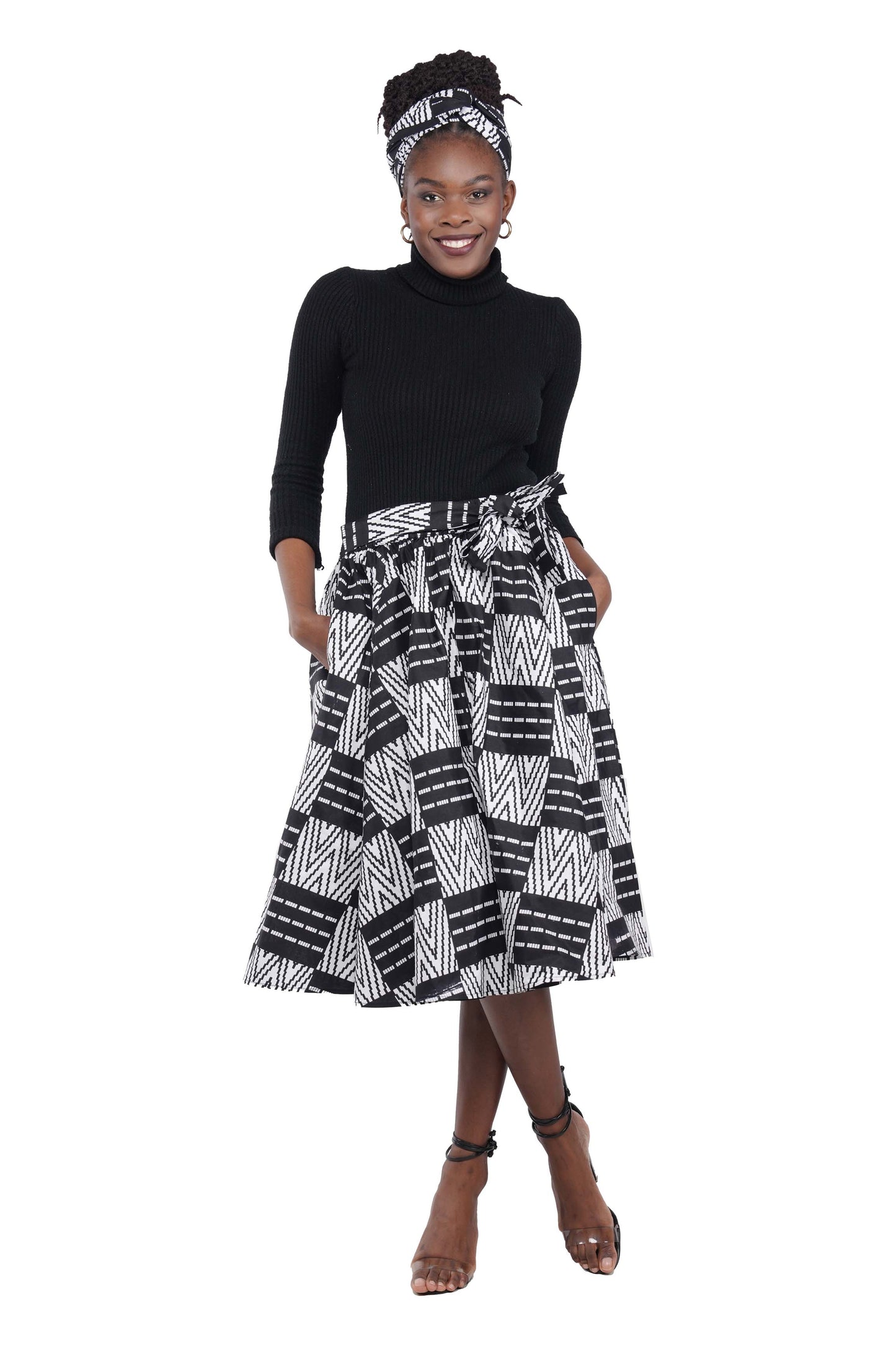 African Midi Skirt