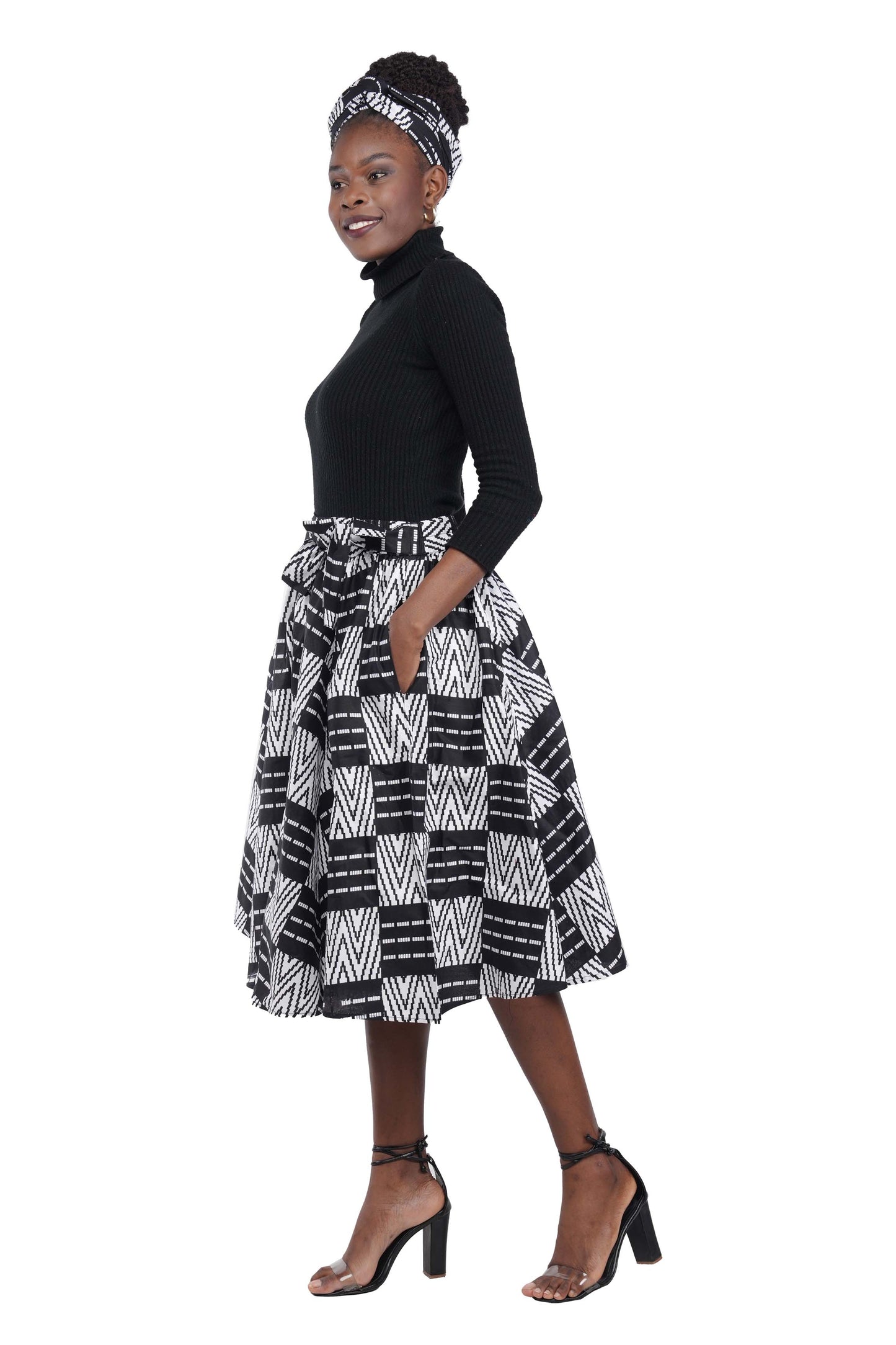 African Midi Skirt