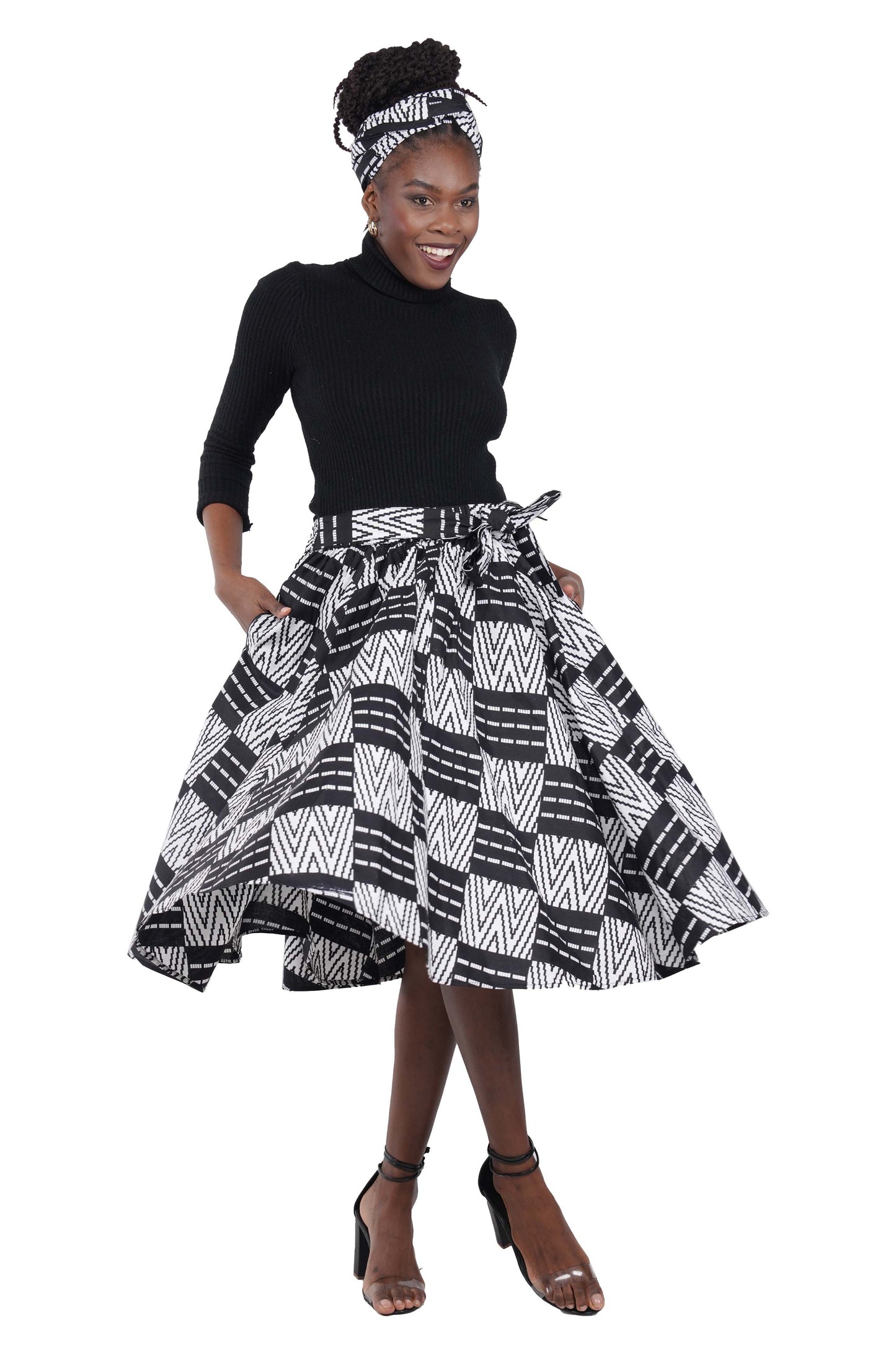 African Midi Skirt