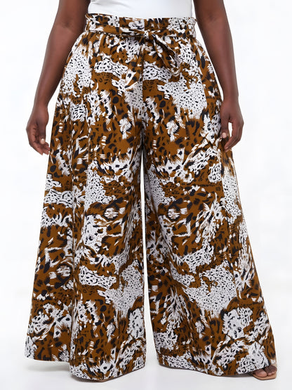 Ankara Wide Palazzo  Pants | One Size