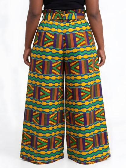 Ankara Wide Palazzo  Pants | One Size