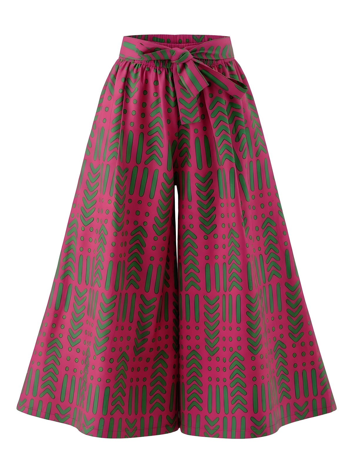 African Wide Palazzo Pants for Women | One Size