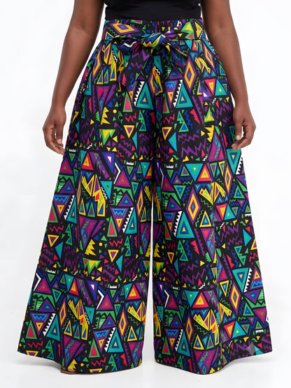 Ankara Wide Palazzo  Pants | One Size
