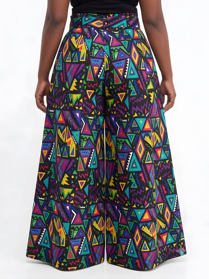 Ankara Wide Palazzo  Pants | One Size