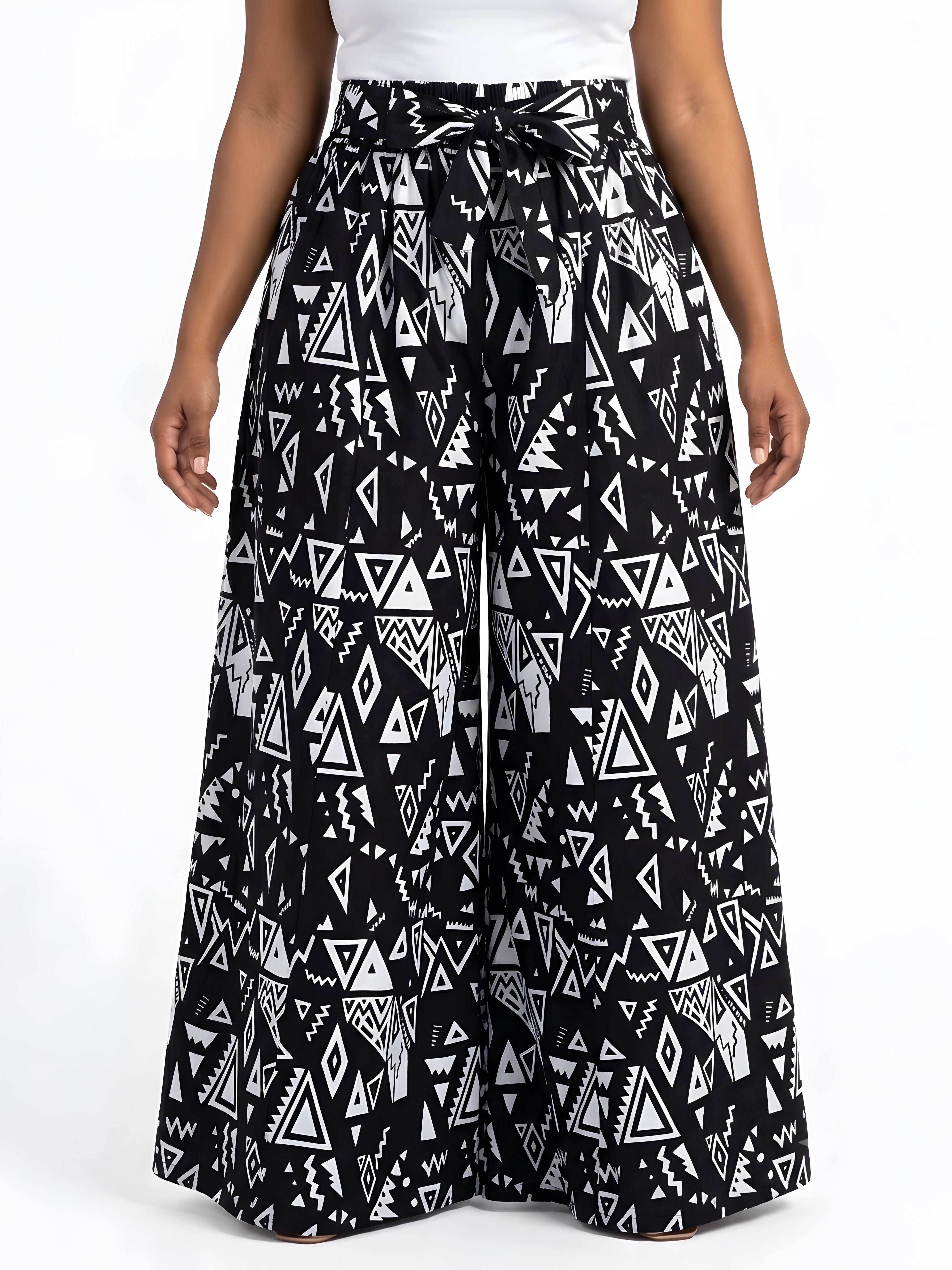 Ankara Wide Palazzo  Pants | One Size
