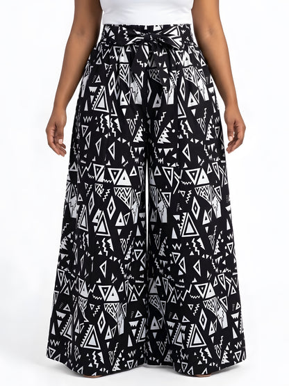 Ankara Wide Palazzo  Pants | One Size
