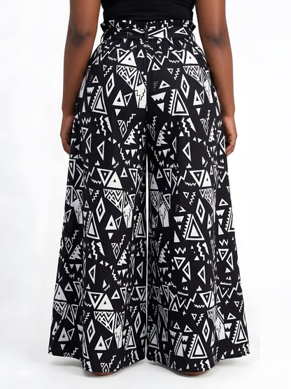 Ankara Wide Palazzo  Pants | One Size