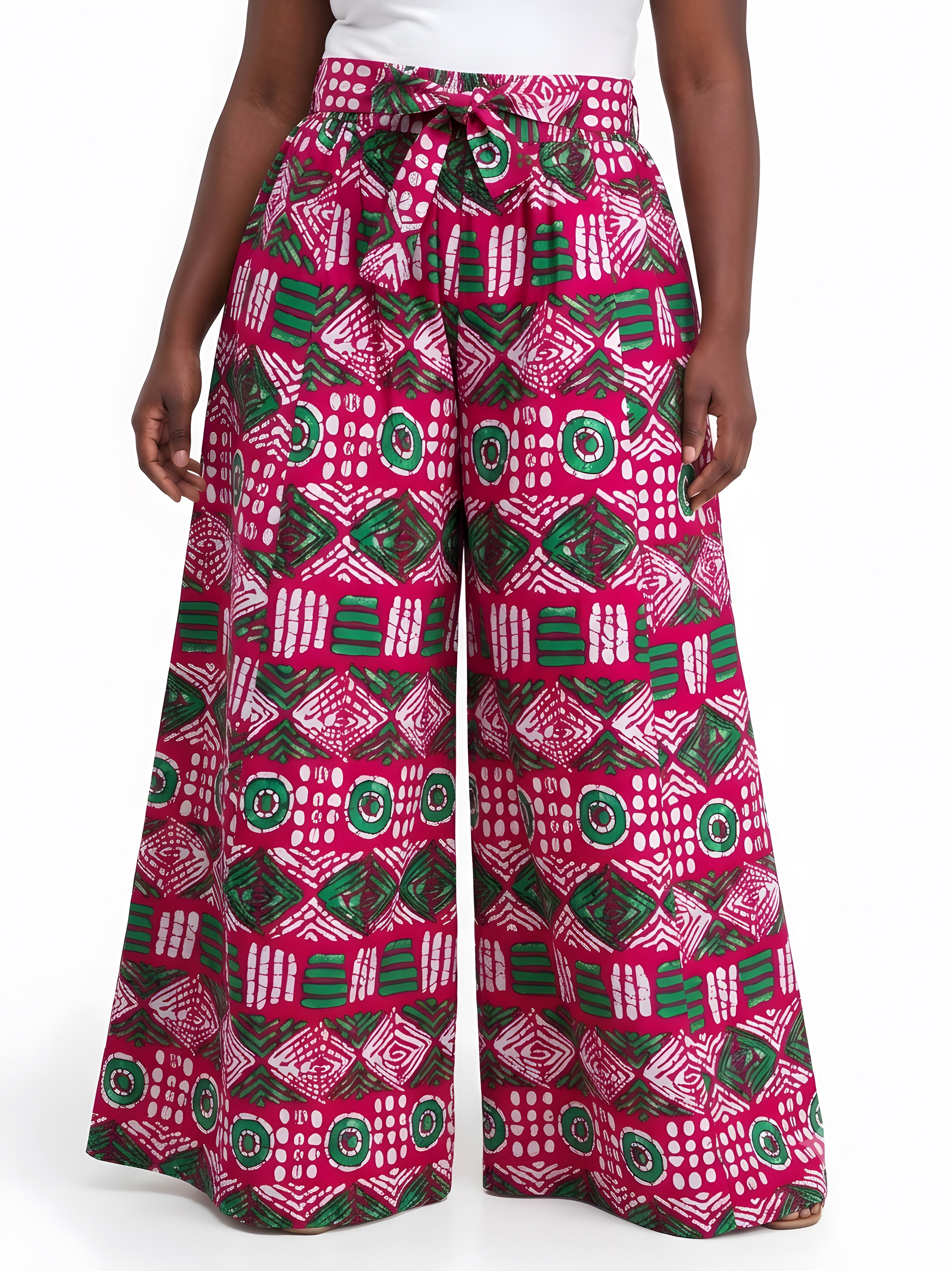 Ankara Wide Palazzo  Pants | One Size