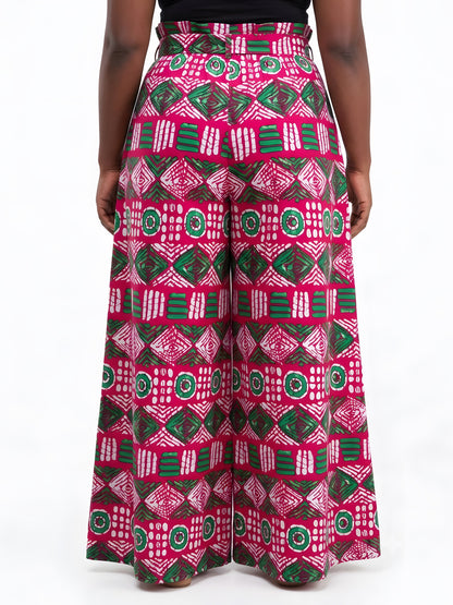 Ankara Wide Palazzo  Pants | One Size