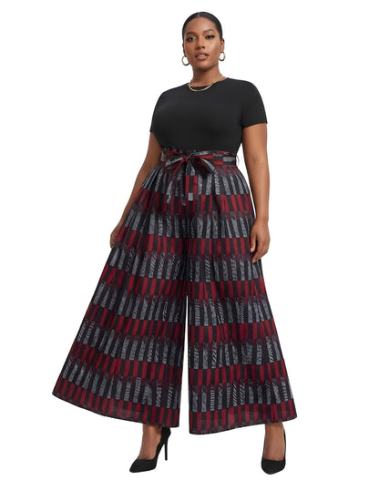 African Wide Palazzo Pants for Women | One Size