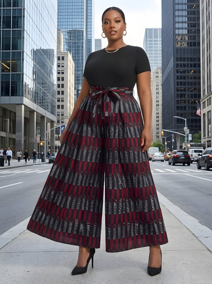 African Wide Palazzo Pants for Women | One Size