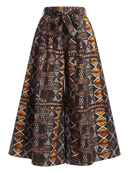 African Wide Palazzo Pants for Women | One Size