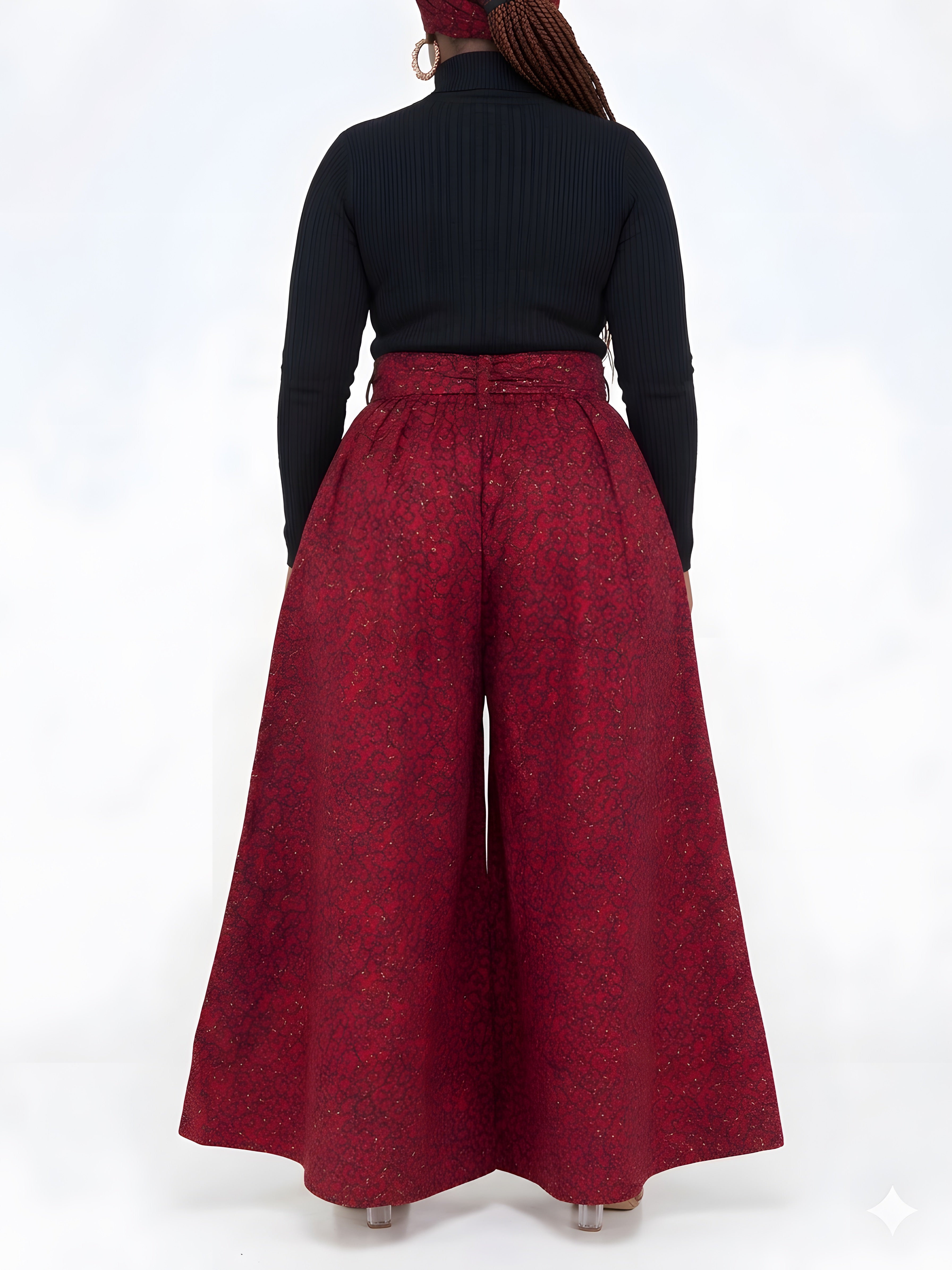 Ankara Wide Palazzo Pants | One Size