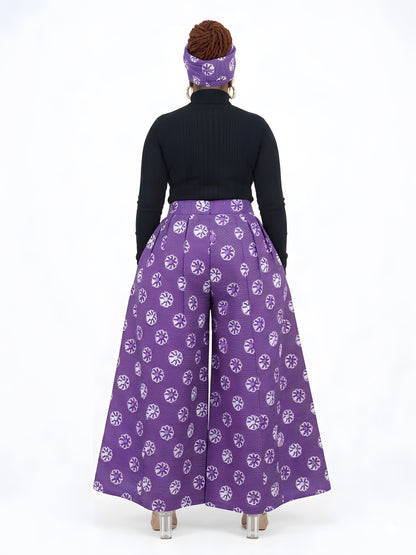 Ankara Wide Palazzo Pants | One Size