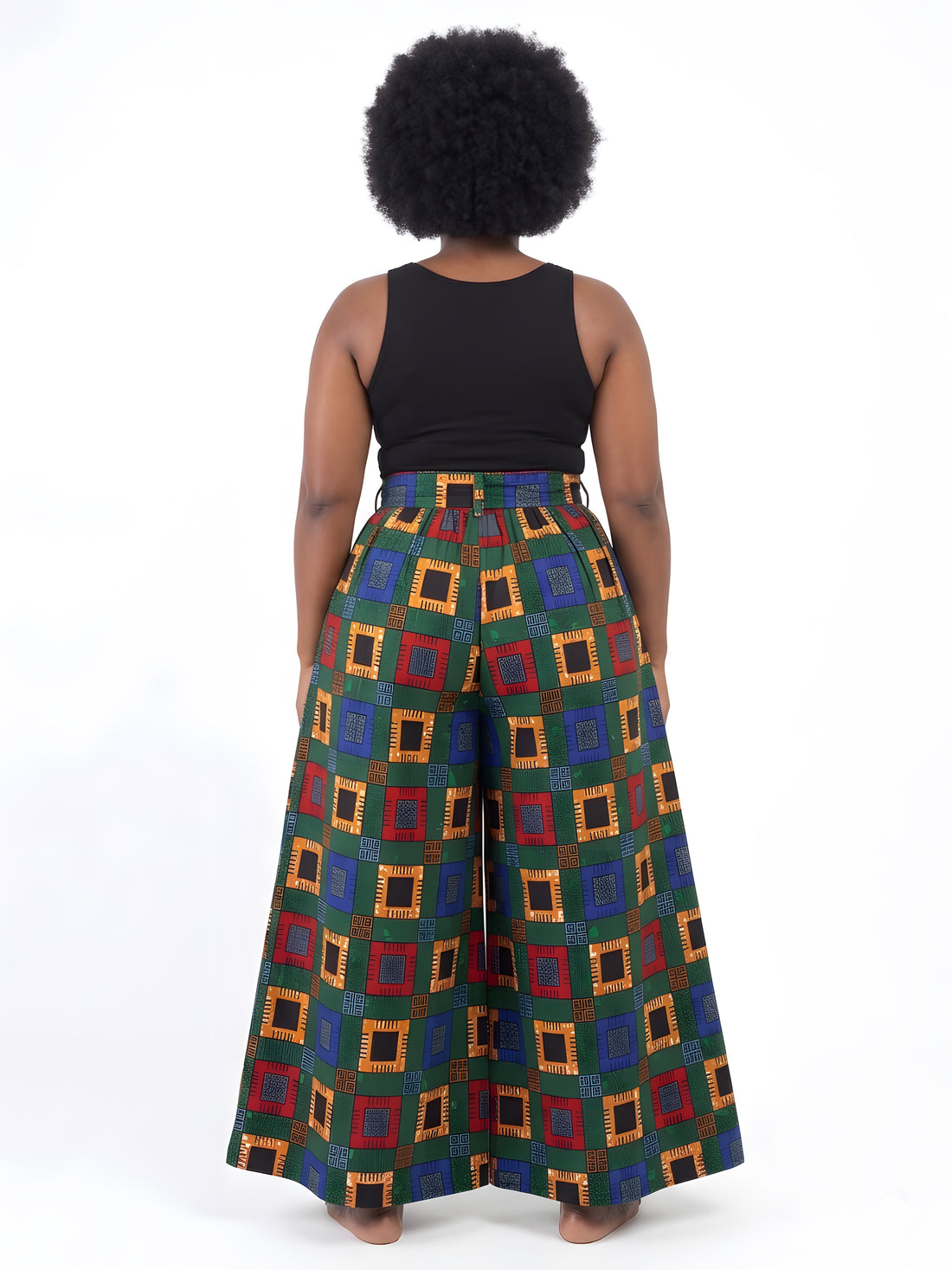 Ankara Wide Palazzo Pants | One Size