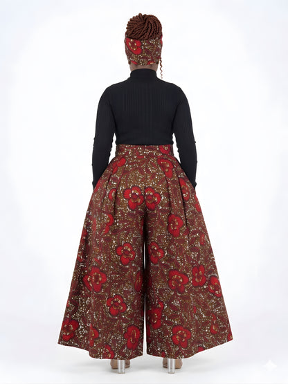Ankara Wide Palazzo Pants | One Size