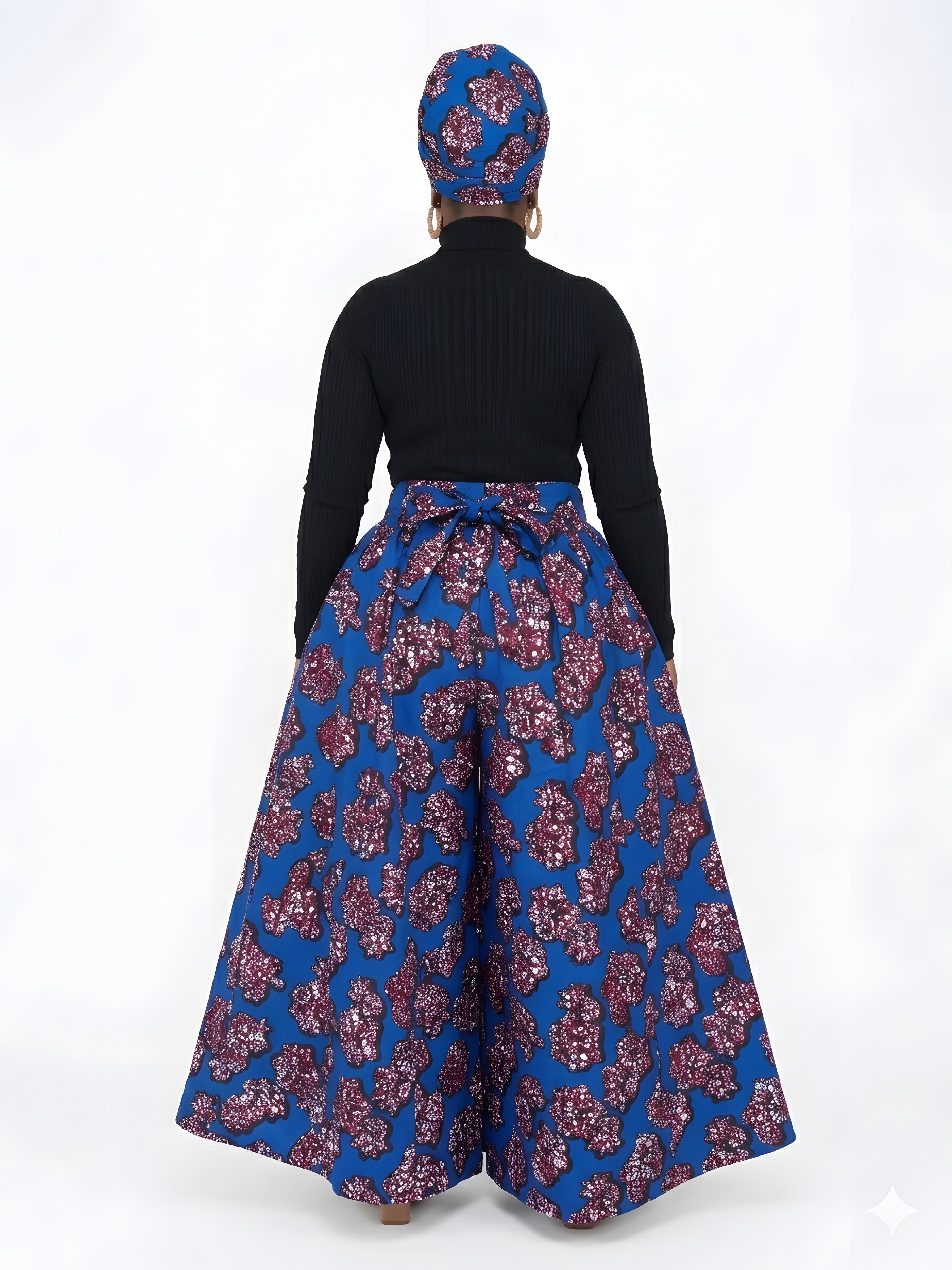 Ankara Wide Palazzo Pants | One Size