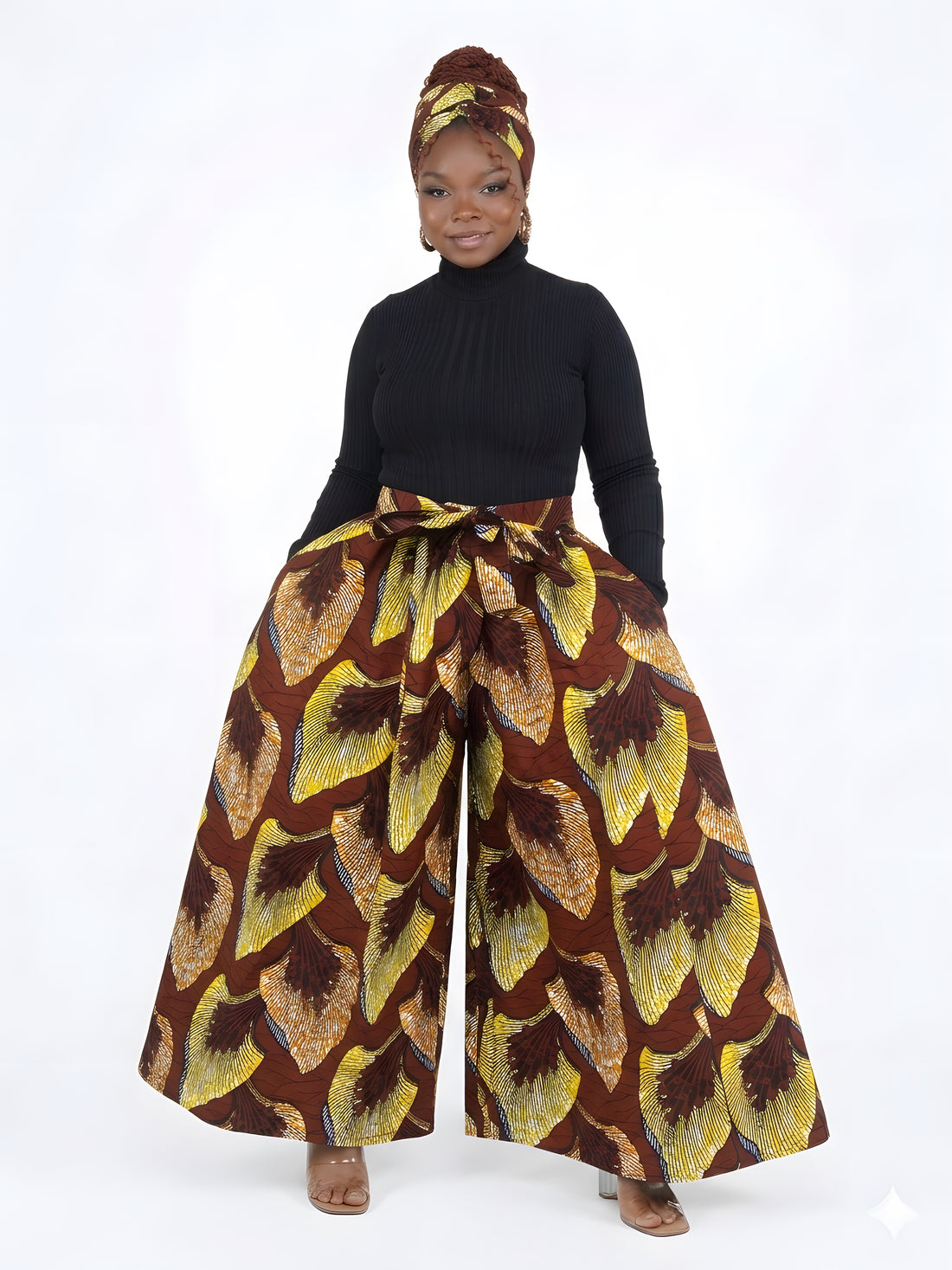 Ankara Wide Palazzo Pants | One Size