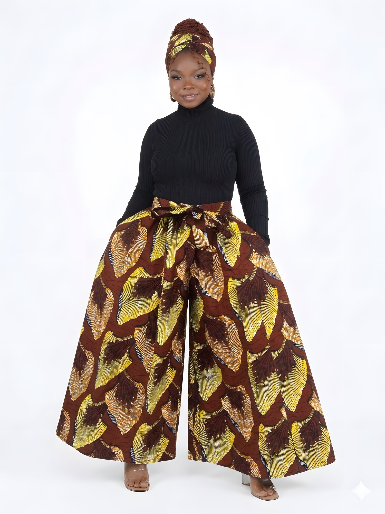 Ankara Wide Palazzo Pants | One Size