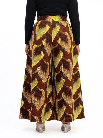 Ankara Wide Palazzo Pants | One Size