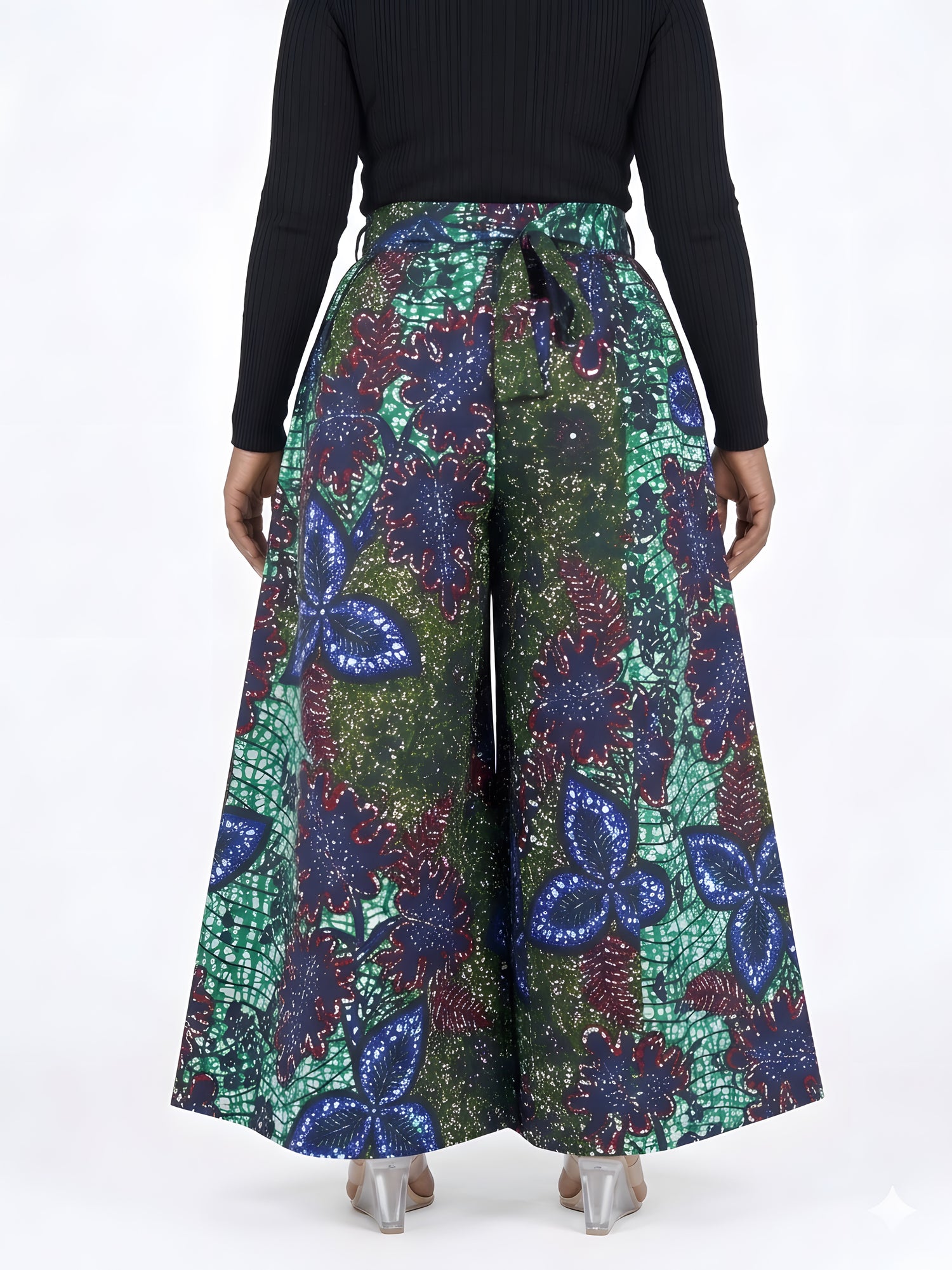 Ankara Wide Palazzo Pants | One Size