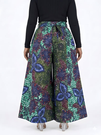 Ankara Wide Palazzo Pants | One Size