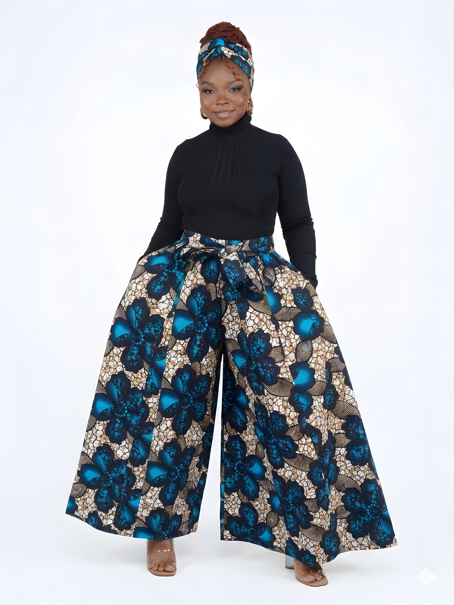 Ankara Wide Palazzo Pants | One Size