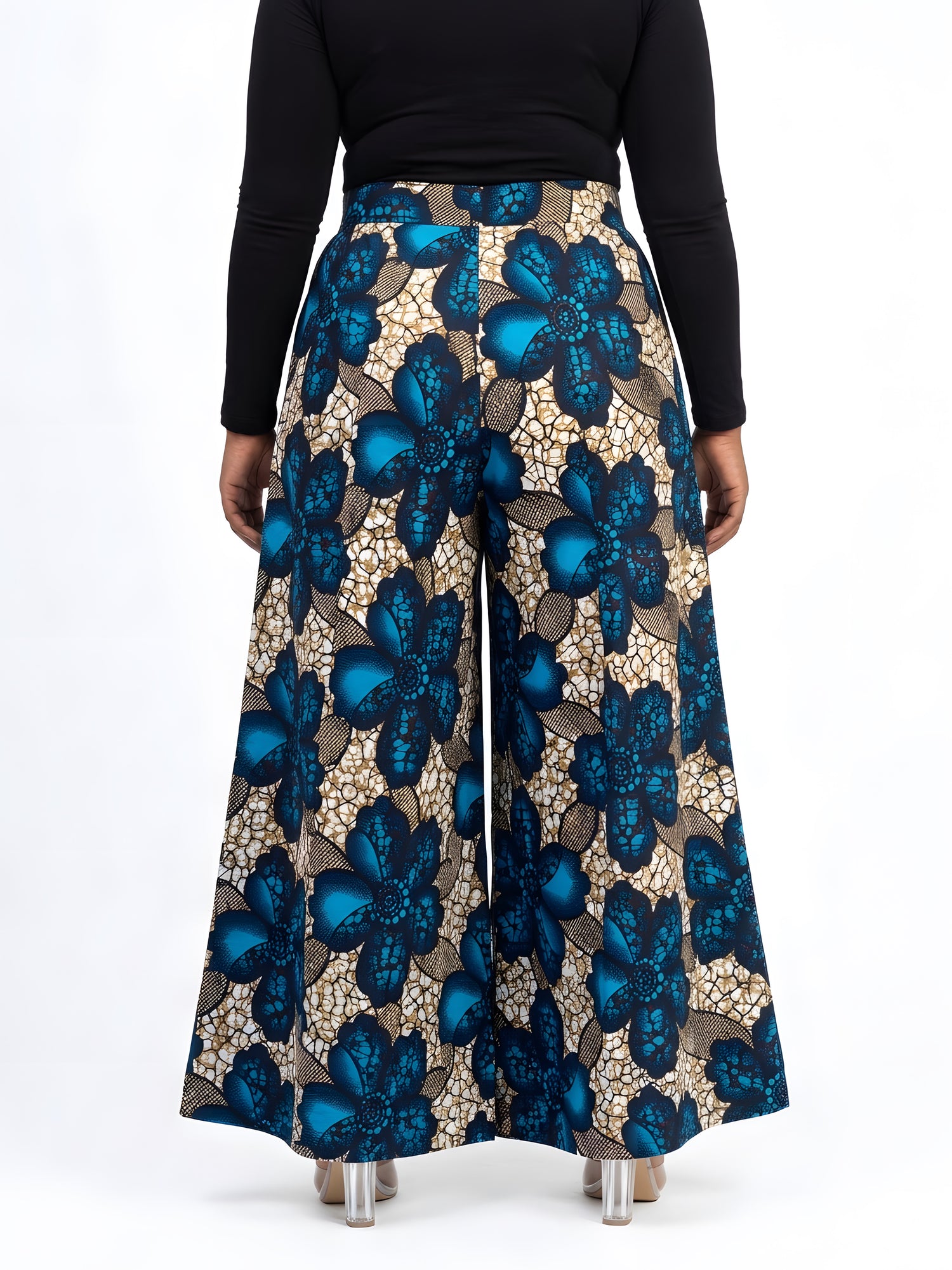 Ankara Wide Palazzo Pants | One Size