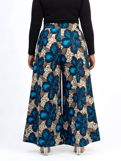 Ankara Wide Palazzo Pants | One Size