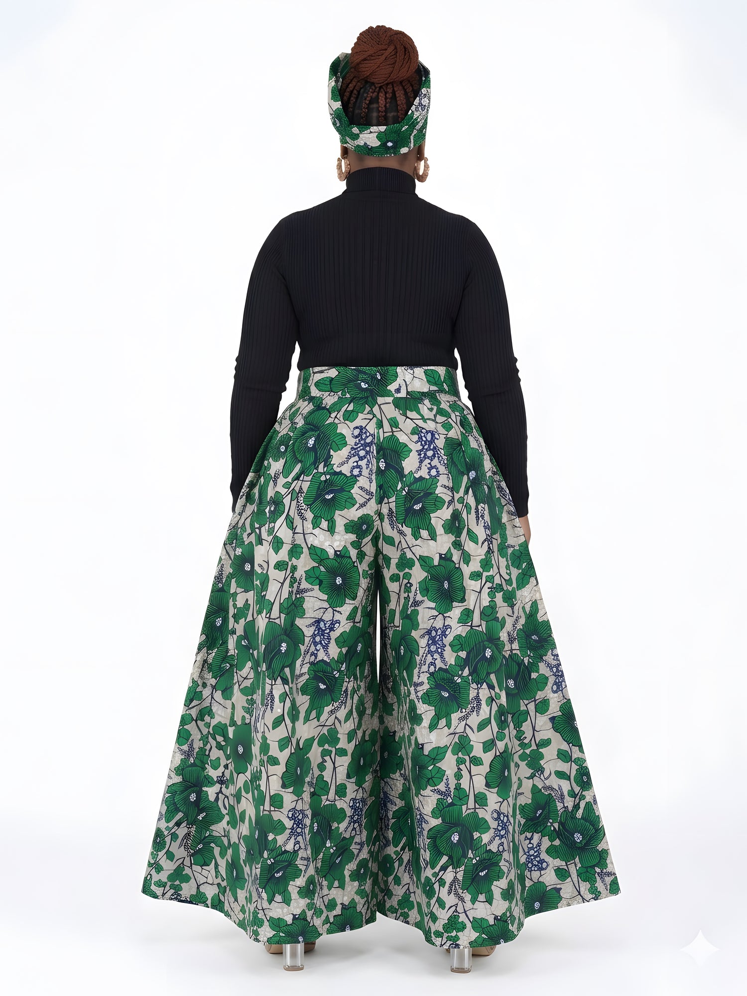 Ankara Wide Palazzo Pants | One Size