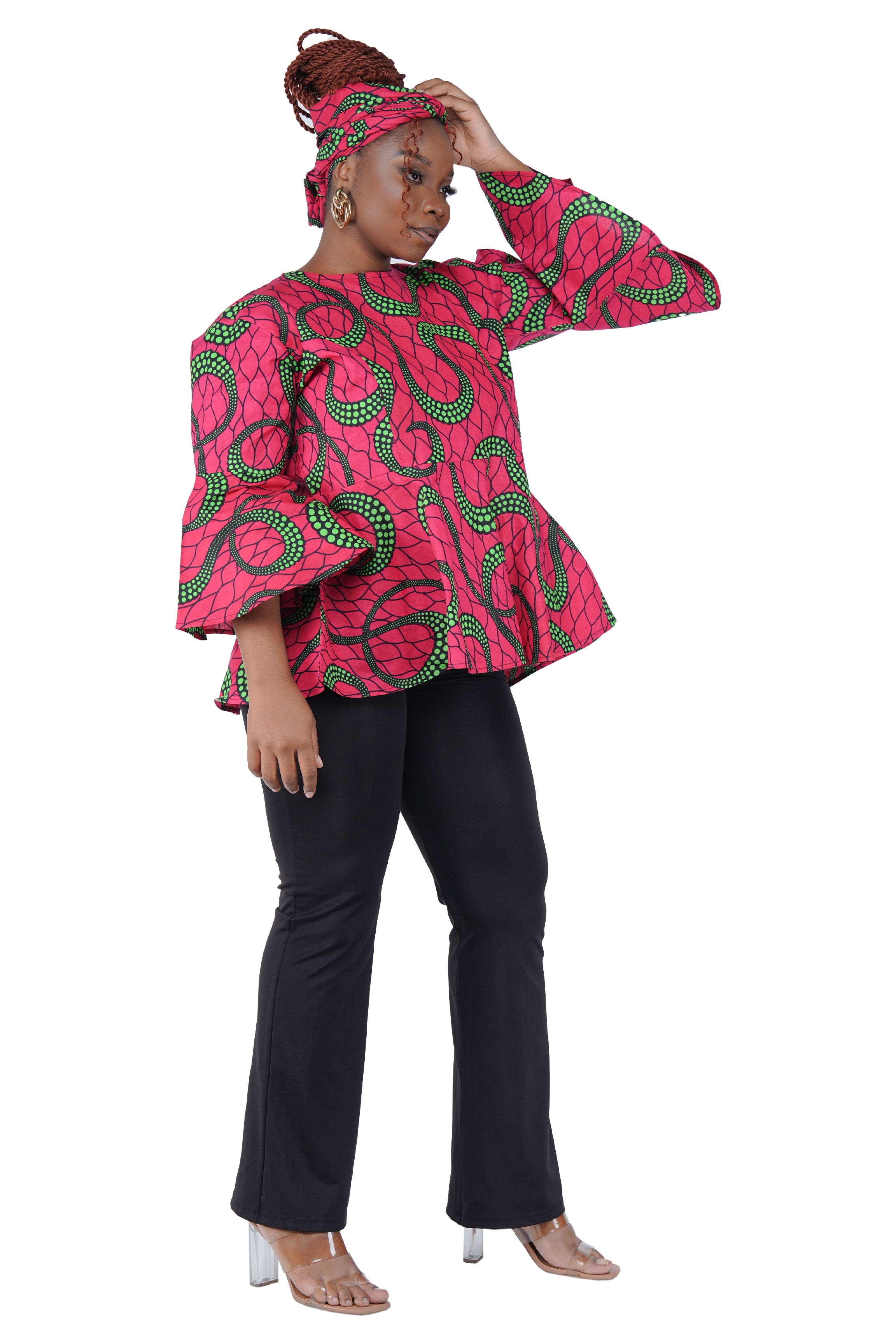 African inspired women’s top available in sizes M to 5XL