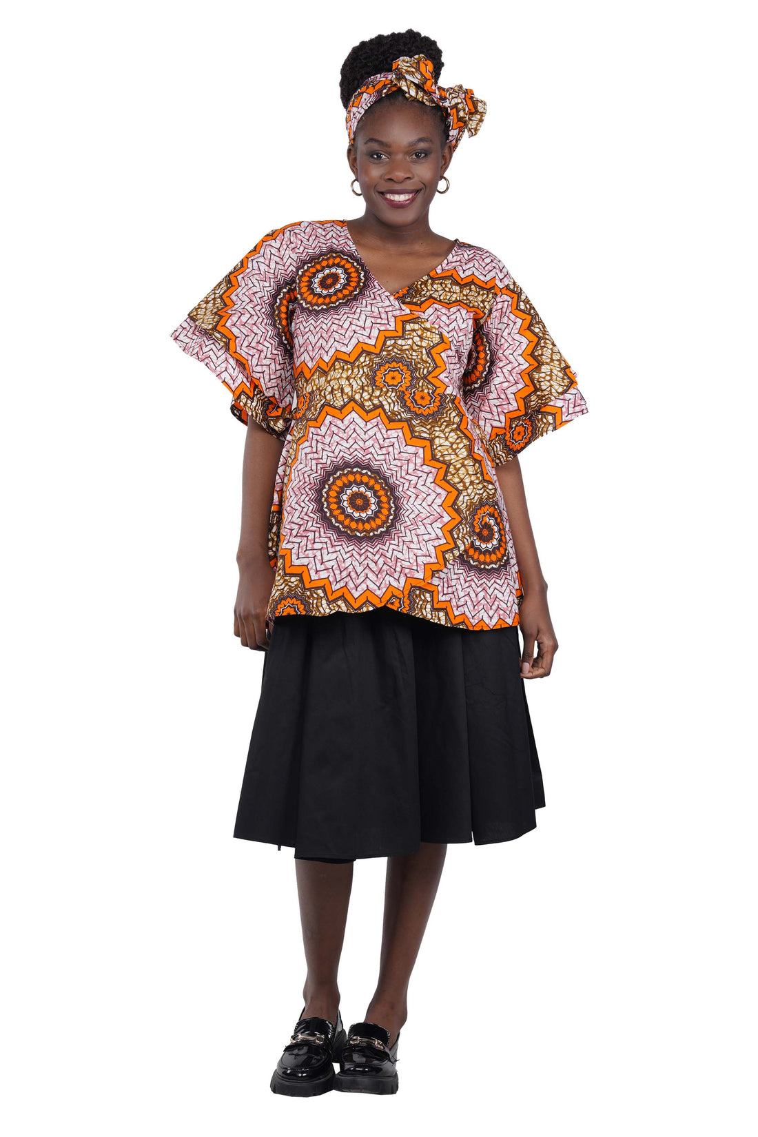 African Wrap Around Top