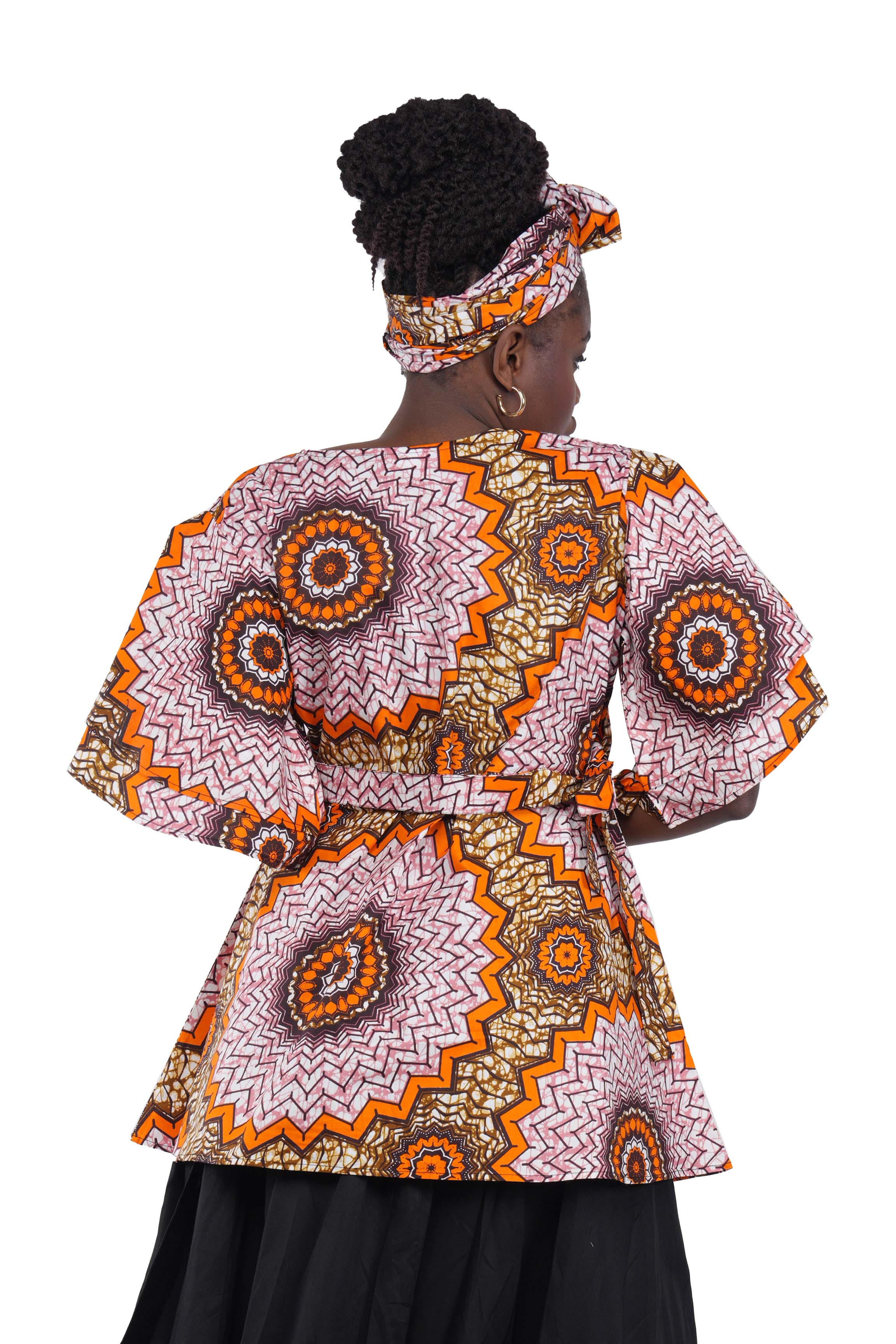 African Wrap Around Top