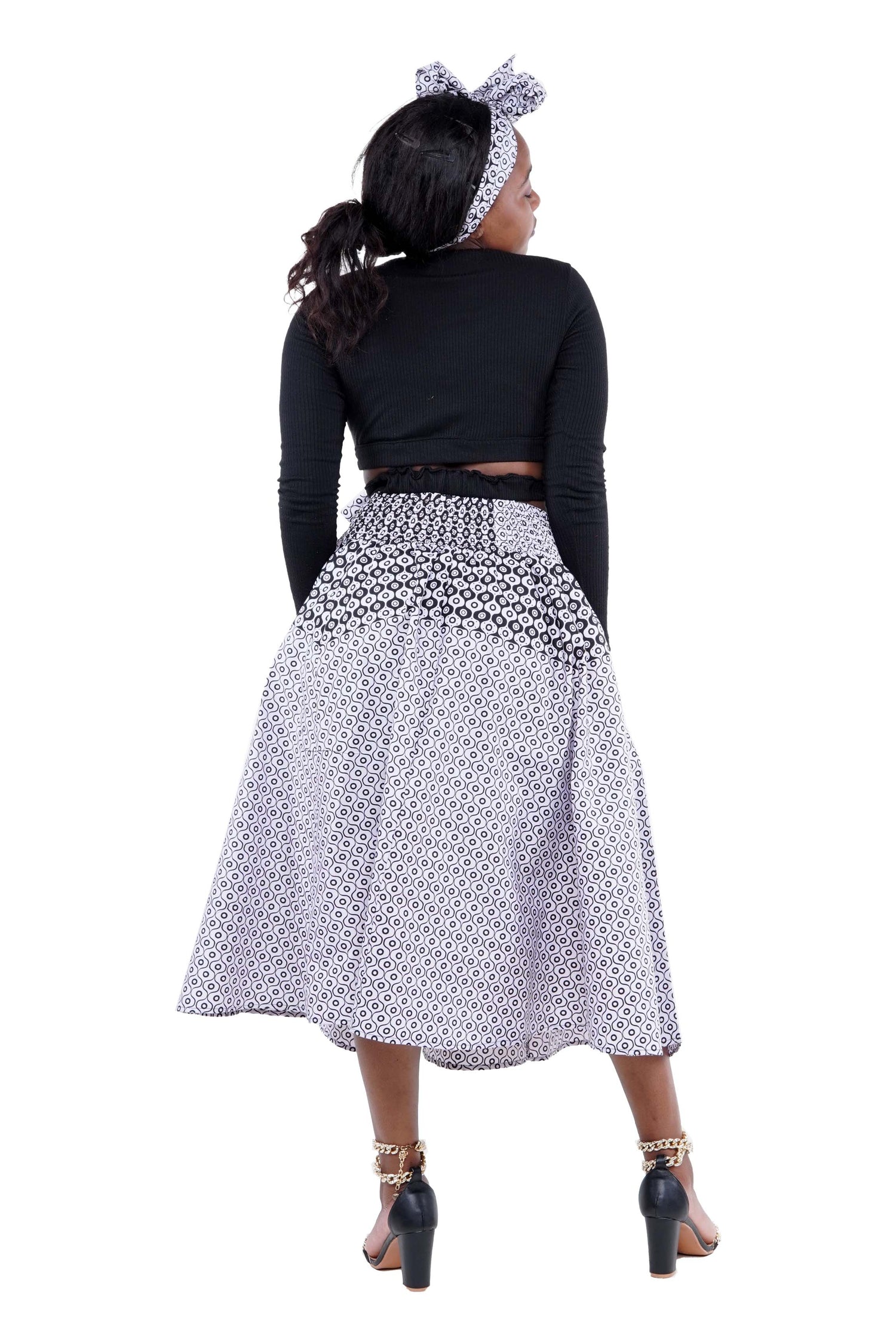 African Midi/Calf Length Skirt