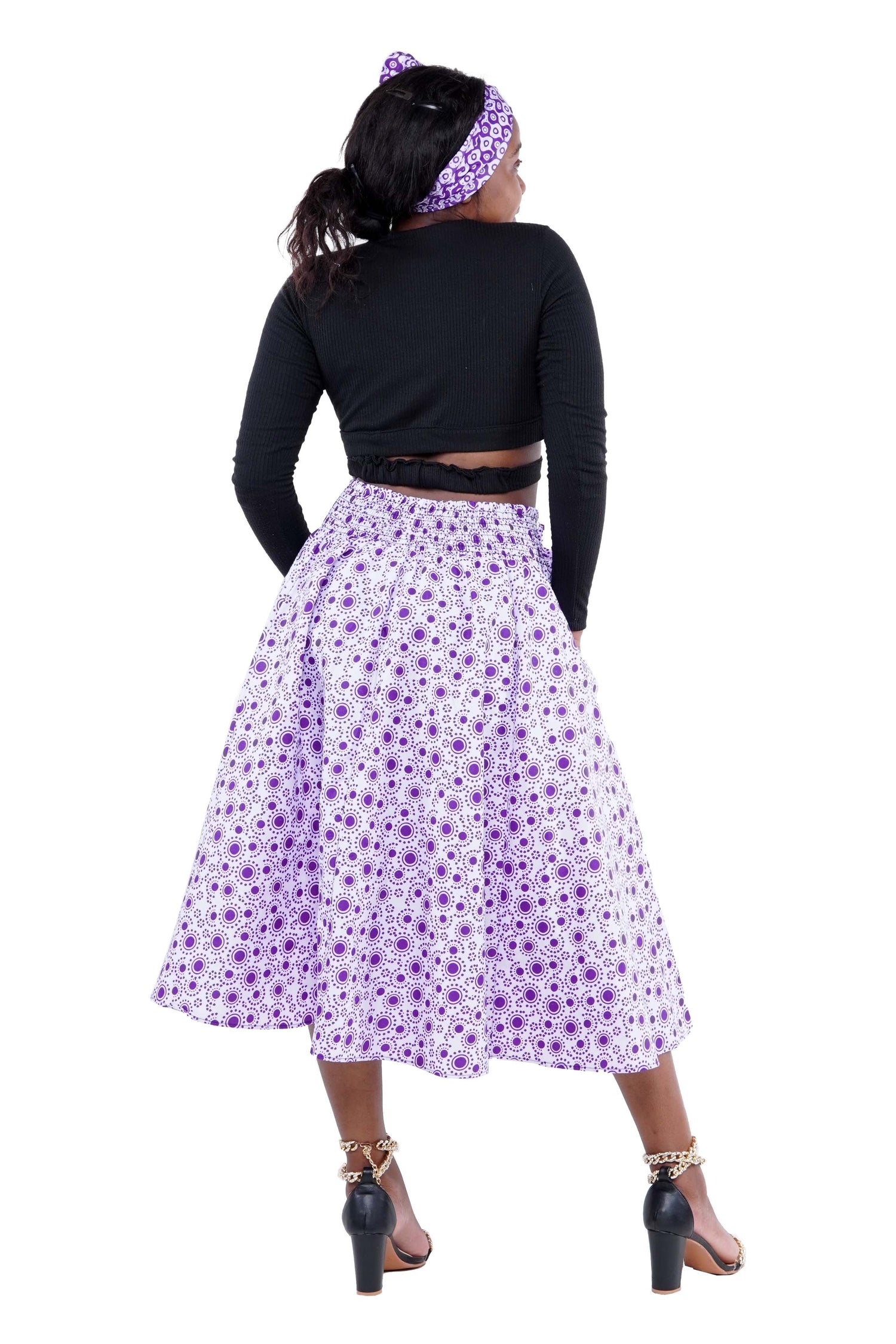 African Midi/Calf Length Skirt