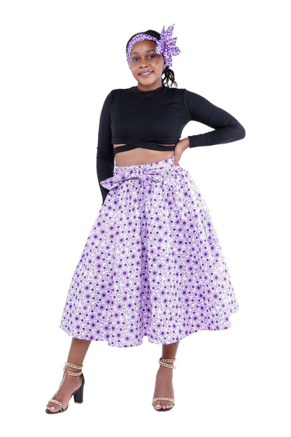 African Midi/Calf Length Skirt