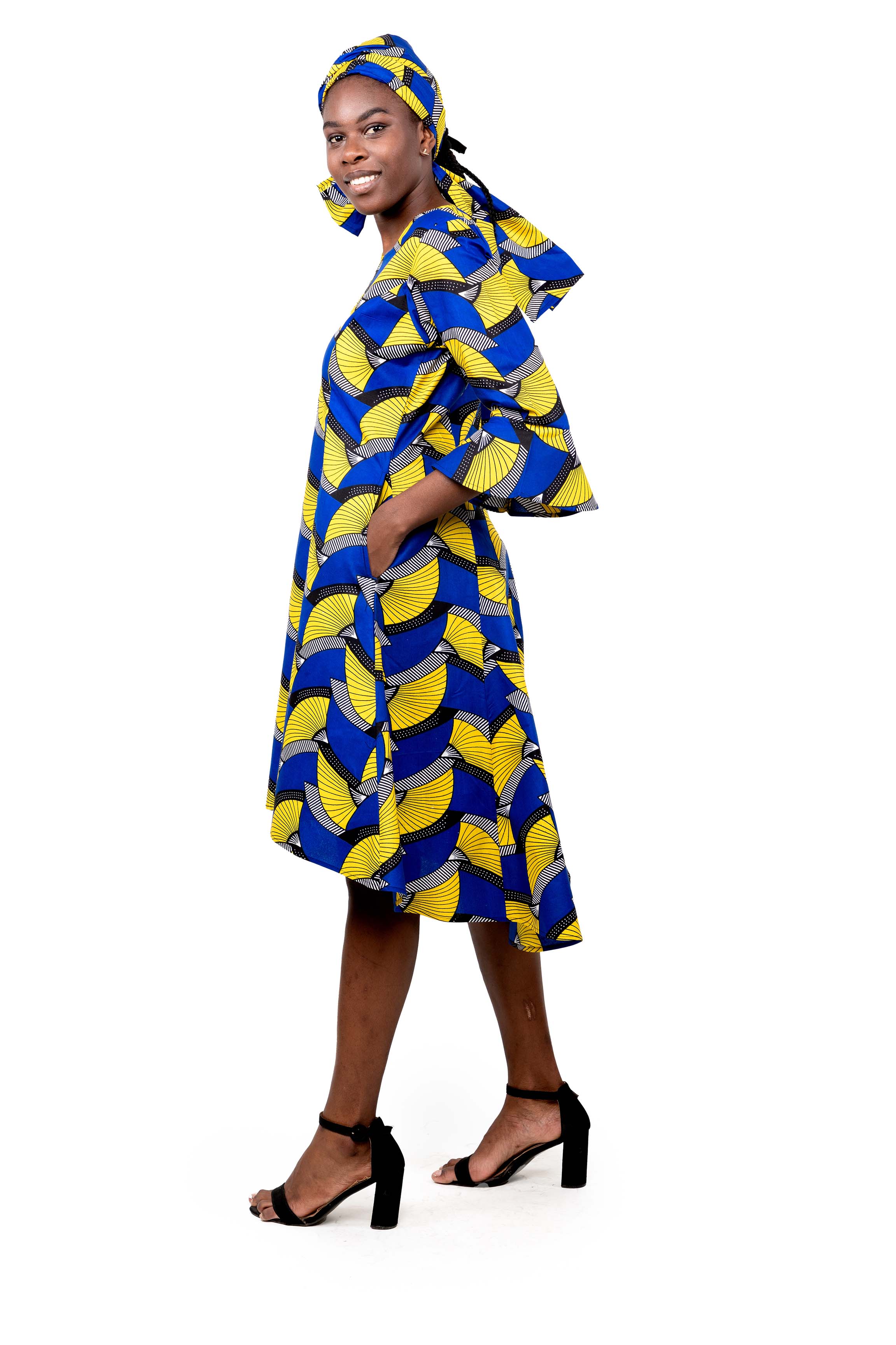 Ankara High Low Dress