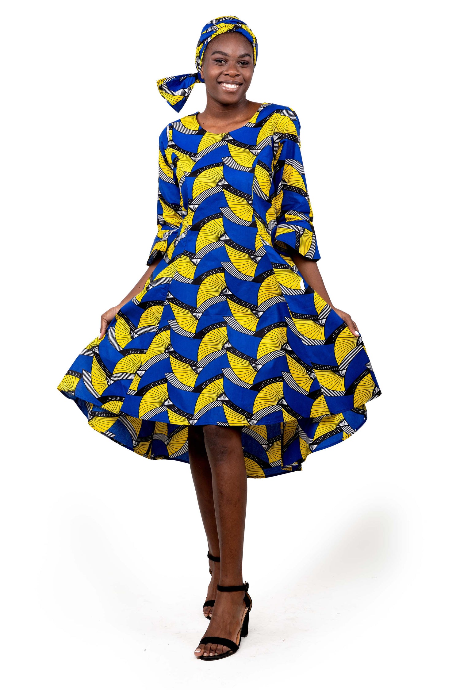 Ankara High Low Dress