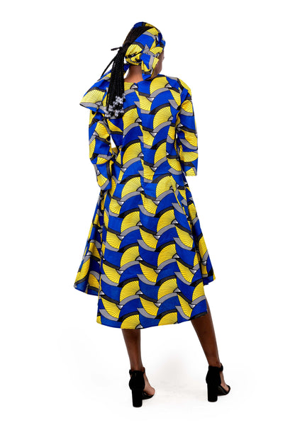 Ankara High Low Dress