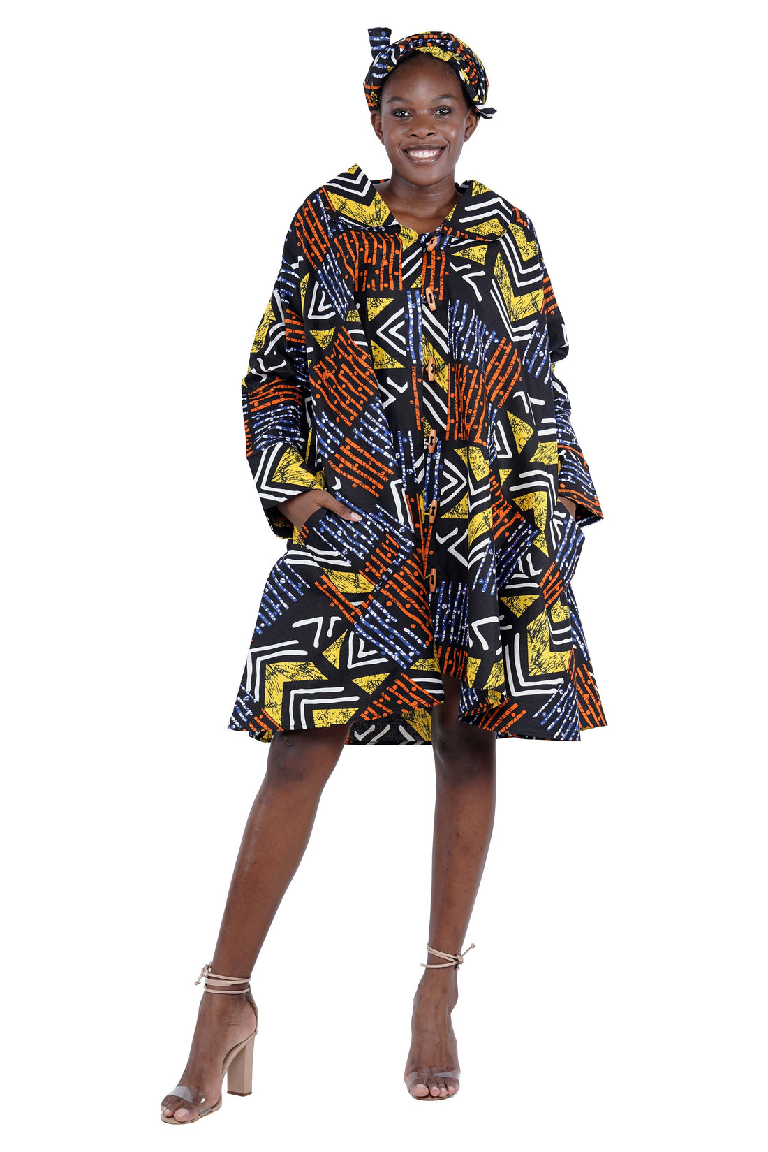 Toggle Button Ladies Dress