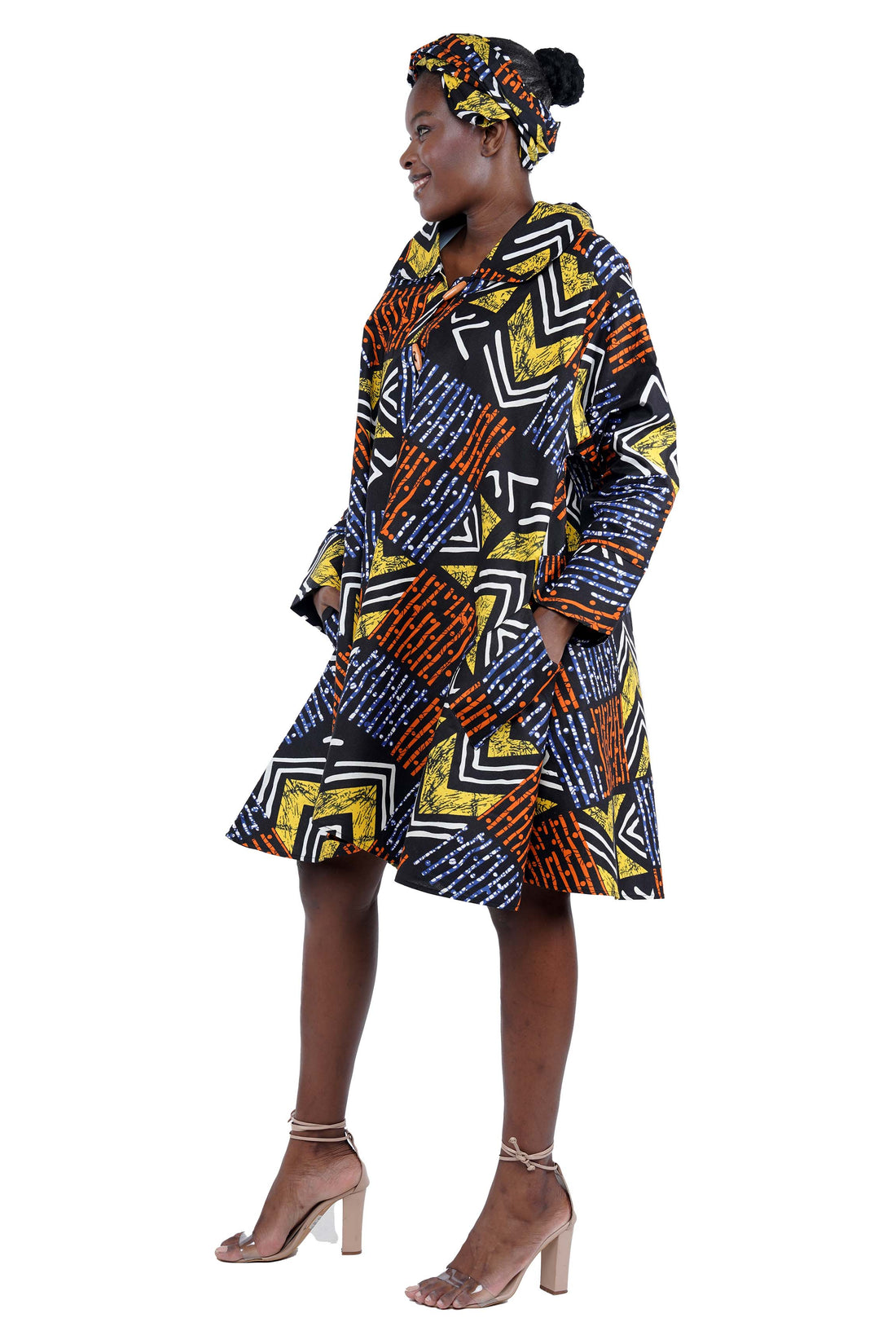 Toggle Button Ladies Dress