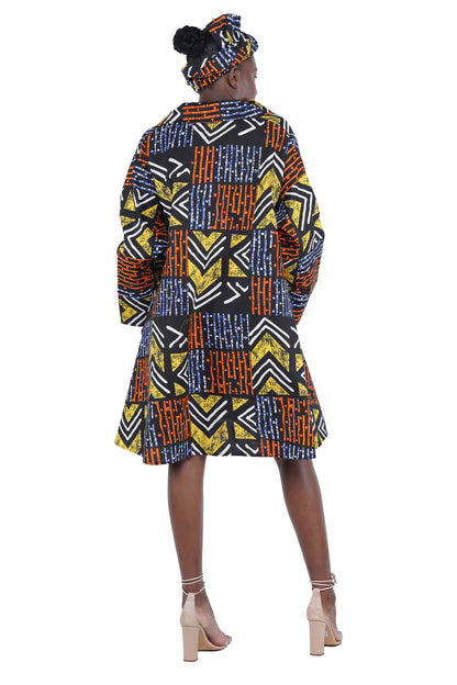 Toggle Button Ladies Dress