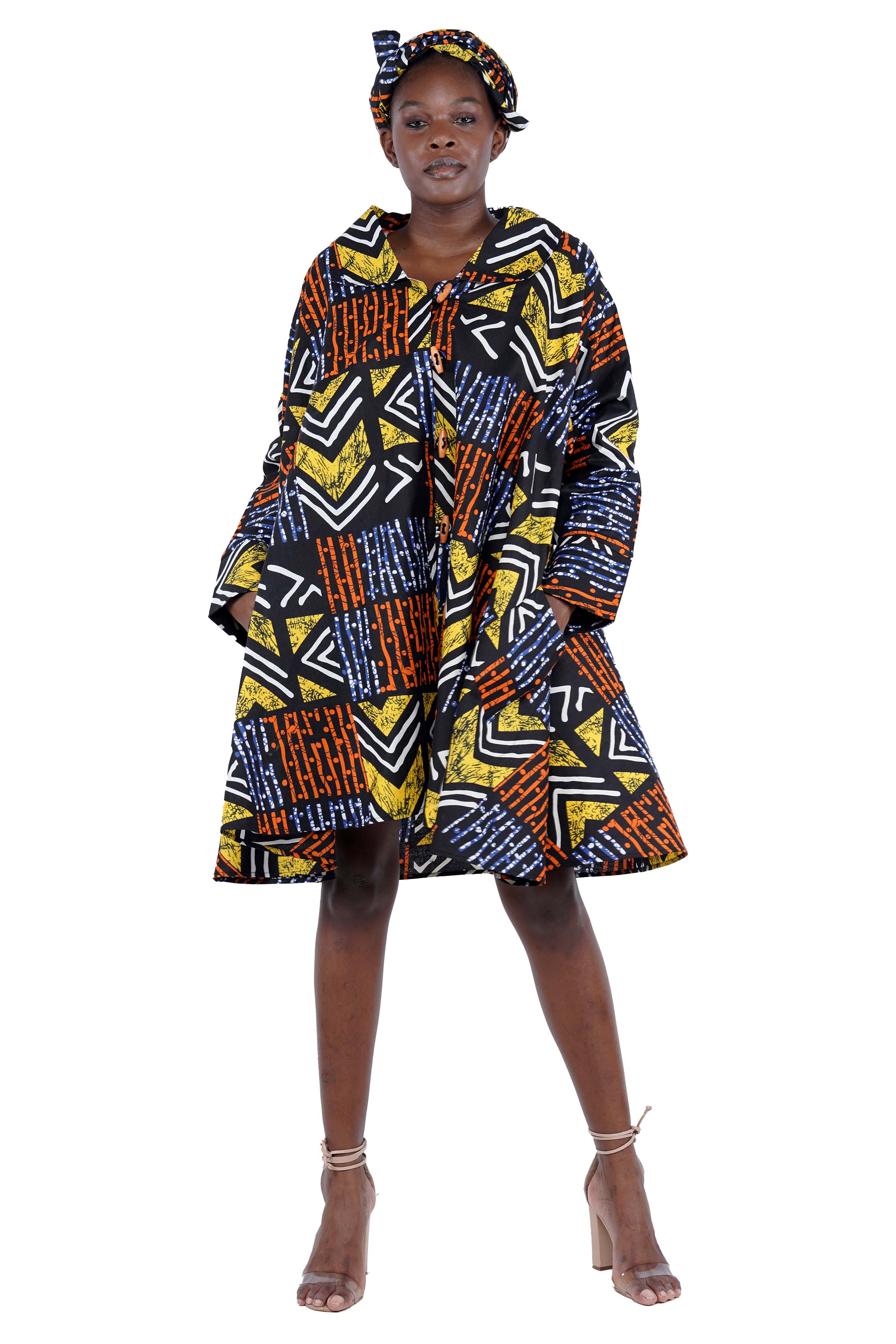 Toggle Button Ladies Dress
