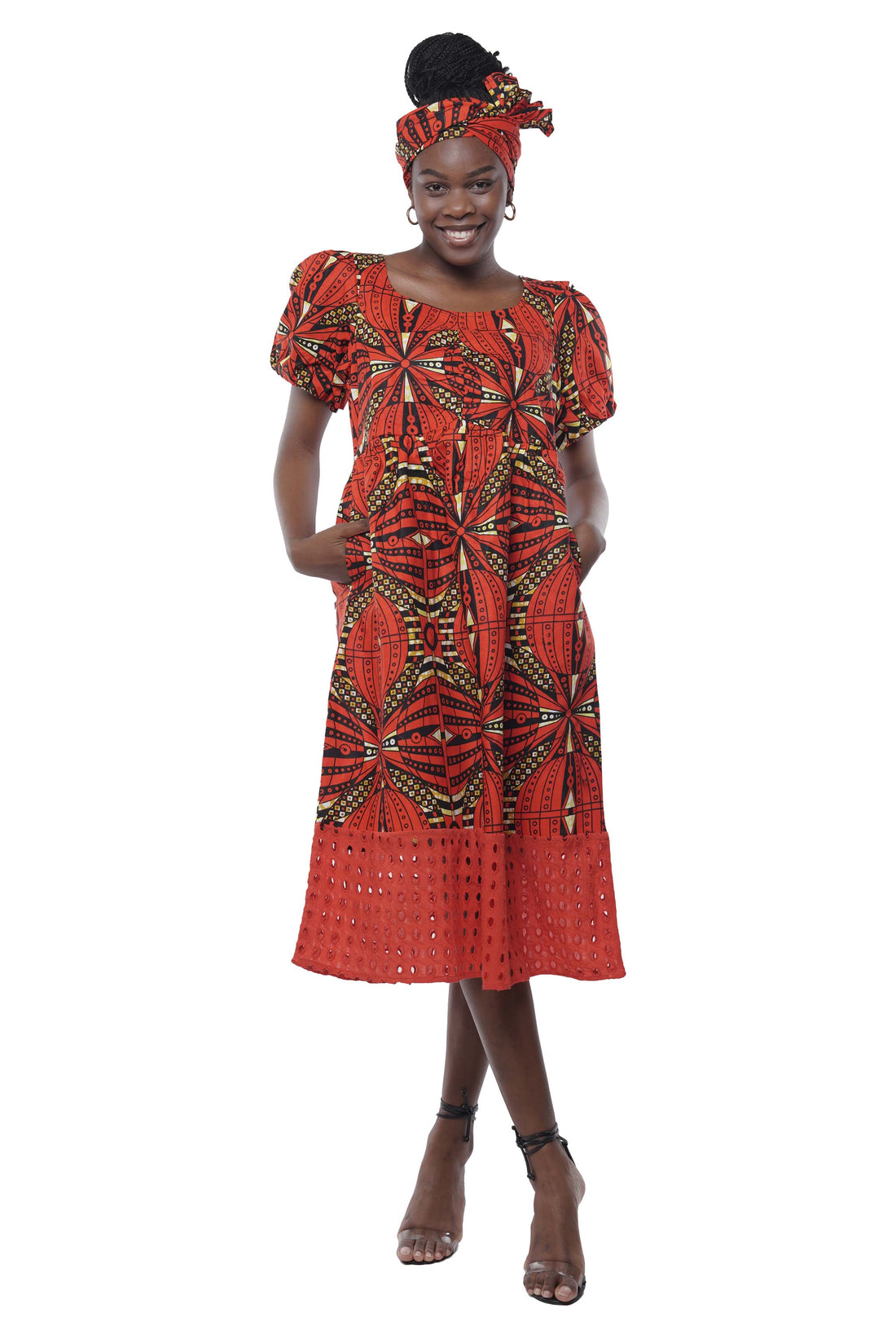 Ankara Midi Dress