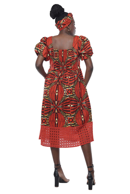 Ankara Midi Dress